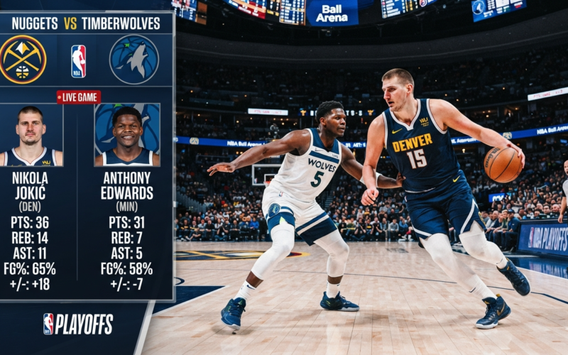 Analyzing the Denver Nuggets vs Timberwolves Match Player Stats